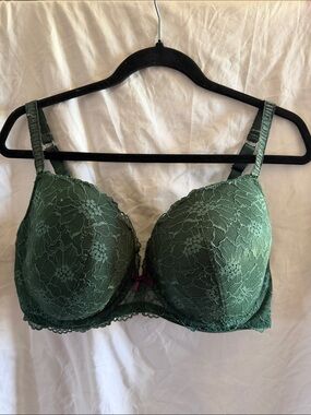 next Dark Green Lace Underwire Bra